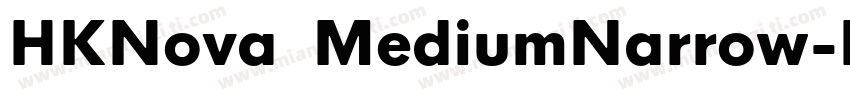 HKNova  MediumNarrow字体转换